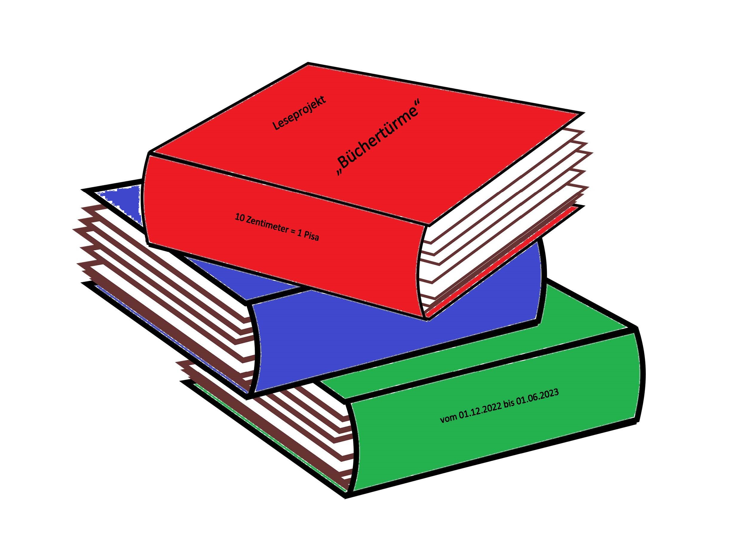 Büchertürme Pisameter